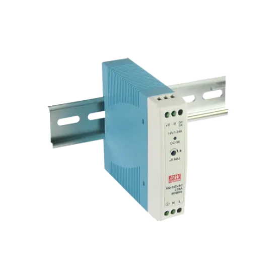  Зображення Mean Well MDR-20-12 (1.67А для монтажа на DIN рейку) 