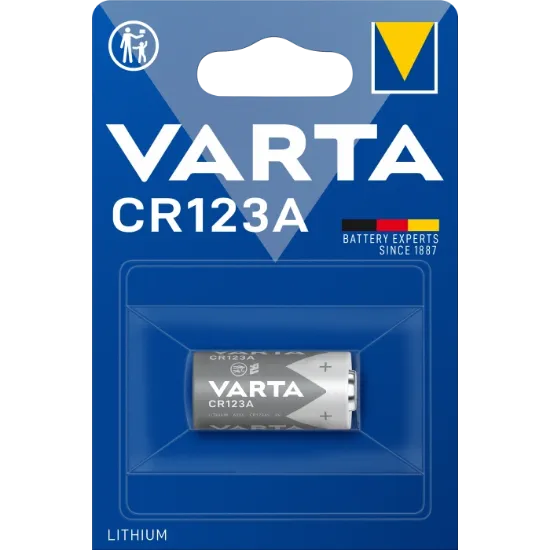  Зображення Varta VARTA CR 123A BLI 1 LITHIUM 
