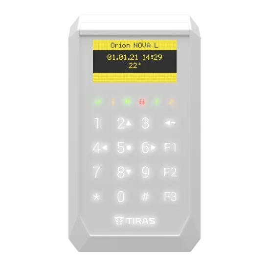  Зображення Tiras Tiras K-PAD OLED (white) 