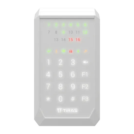  Зображення Tiras Tiras K-PAD16 (white) 