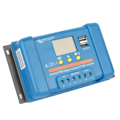  Зображення Victron Energy Victron Energy BlueSolar PWM-LCD&USB 12/24V-20A(20A, 12/24В) 