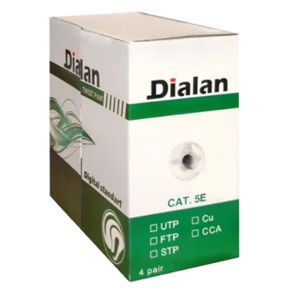 Зображення Dialan UTP Сat.5Е 4PR CU PE Outdoor 305 м 