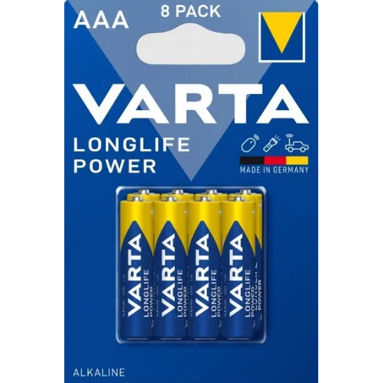  Зображення Varta VARTA LONGLIFE POWER AAA BLI 8 шт 