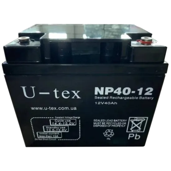  Зображення U-Tex U-tex 12В / 40 Ah 