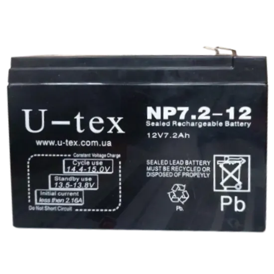  Зображення U-Tex U-tex 12В / 7,2 Ah 