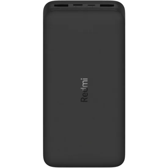  Зображення Xiaomi Xiaomi Redmi Power Bank 20000 mAh 2xUSB QC 3.0 18 W PB200LZM Black (VXN4304GL) 