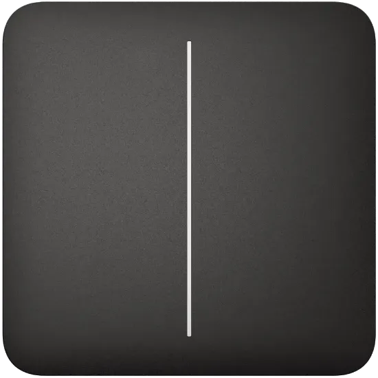  Зображення Ajax Ajax SoloButton (2-gang) [55] black 