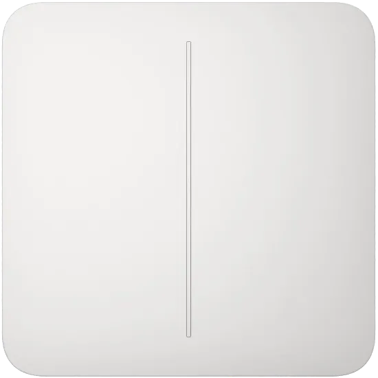  Зображення Ajax Ajax SoloButton (2-gang) [55] white 