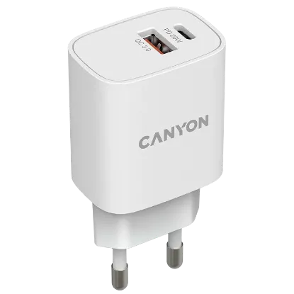  Зображення Canyon Canyon H-08 white (QC18W/PD 20W) 