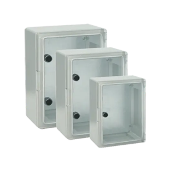  Зображення Щит з прозорою дверцею 400х600х200 (32-40602-007) 