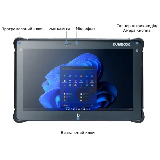 Зображення Durabook Durabook R11L 11.6FHD/Intel Pen-4417U/4/128/int/LTE/W10P 