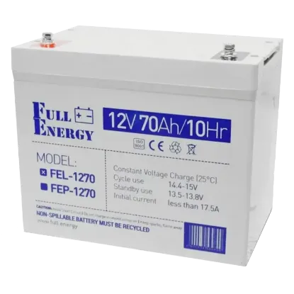  Зображення Full Energy Full Energy FEL-1270 12V 70 Ah 