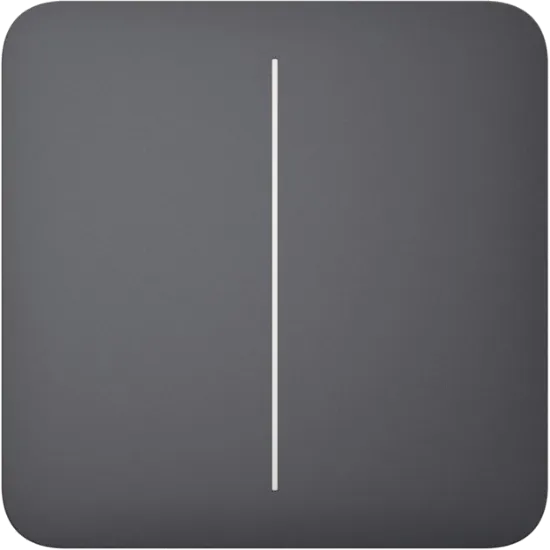  Зображення Ajax Ajax SoloButton (2-gang) [55] graphite кнопка 