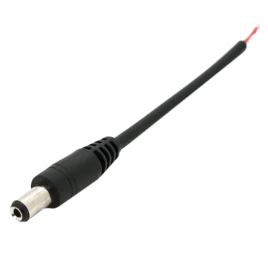  Зображення DC-M (D 5,5x2,5мм) 10см black plug OEM Q1000 
