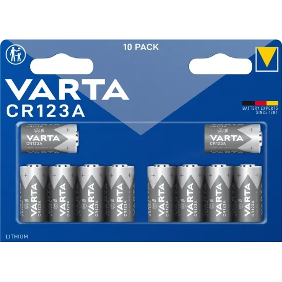  Зображення Varta VARTA CR 123A BLI 10 LITHIUM 