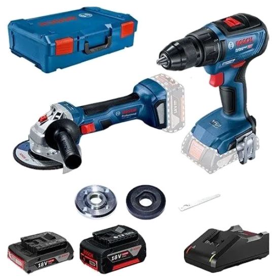  Зображення Bosch Bosch GSR 18В-50 + GWS 180-LI 