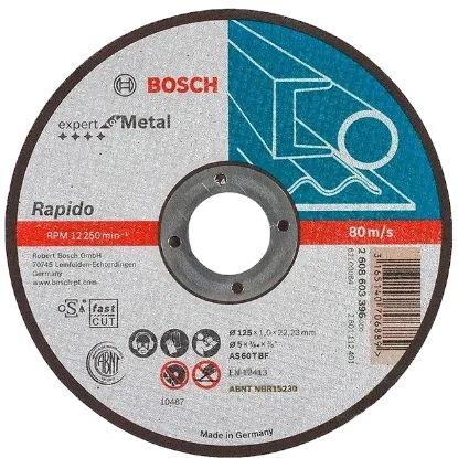  Зображення Bosch Bosch 125х1 мм (2608603396) 