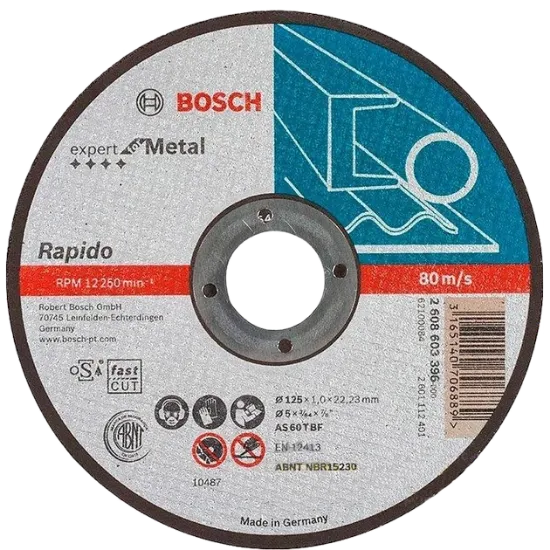 Зображення Bosch Bosch 125х1 мм (2608603396) 