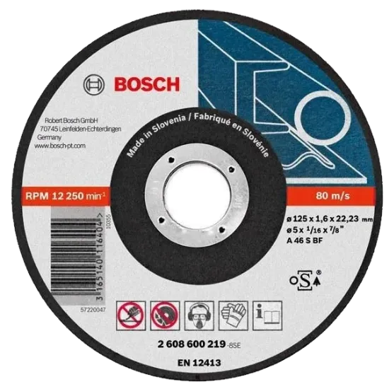  Зображення Bosch Bosch 125 x 1.6 мм (2608600219) 