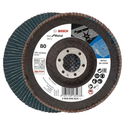  Зображення Bosch Bosch X571 125 мм K80 (2608606924) 