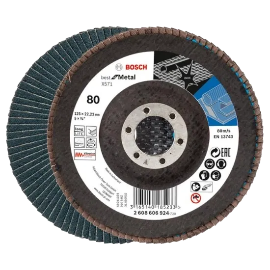  Зображення Bosch Bosch X571 125 мм K80 (2608606924) 