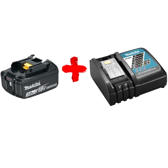  Зображення Makita Makita DC18RC (191A24-4) + BL1830B 