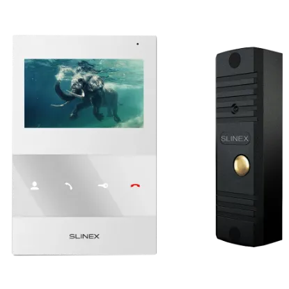  Зображення Slinex Slinex SQ-04M(White) + ML-16НR(Black) 