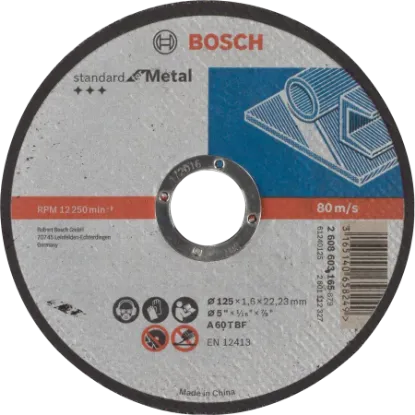  Зображення Bosch Bosch Standard for Metal 125x1.6x22.23 