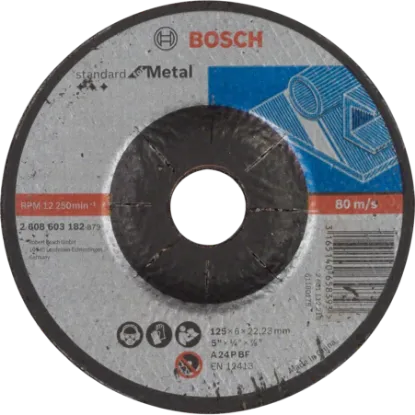  Зображення Bosch Bosch Standard for Metal 125x6x22.23 мм 