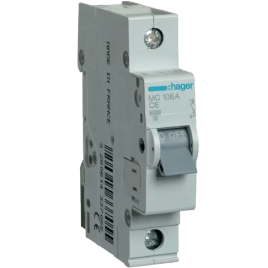  Зображення Hager Hager MC106A 