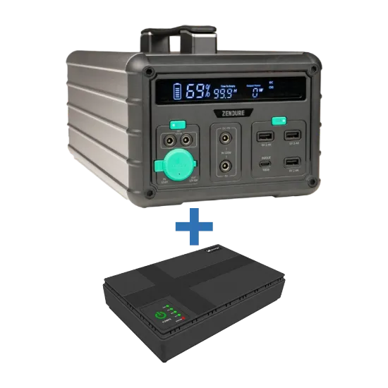  Зображення Zendure Superbase 600M + VIA Energy Mini UPS 