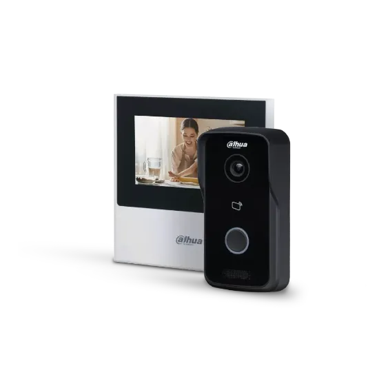  Зображення Dahua Dahua Mіні DHI-VTH2611L-WP 4.3" Wi-Fi + DHI-VTO2111D-P-S2 